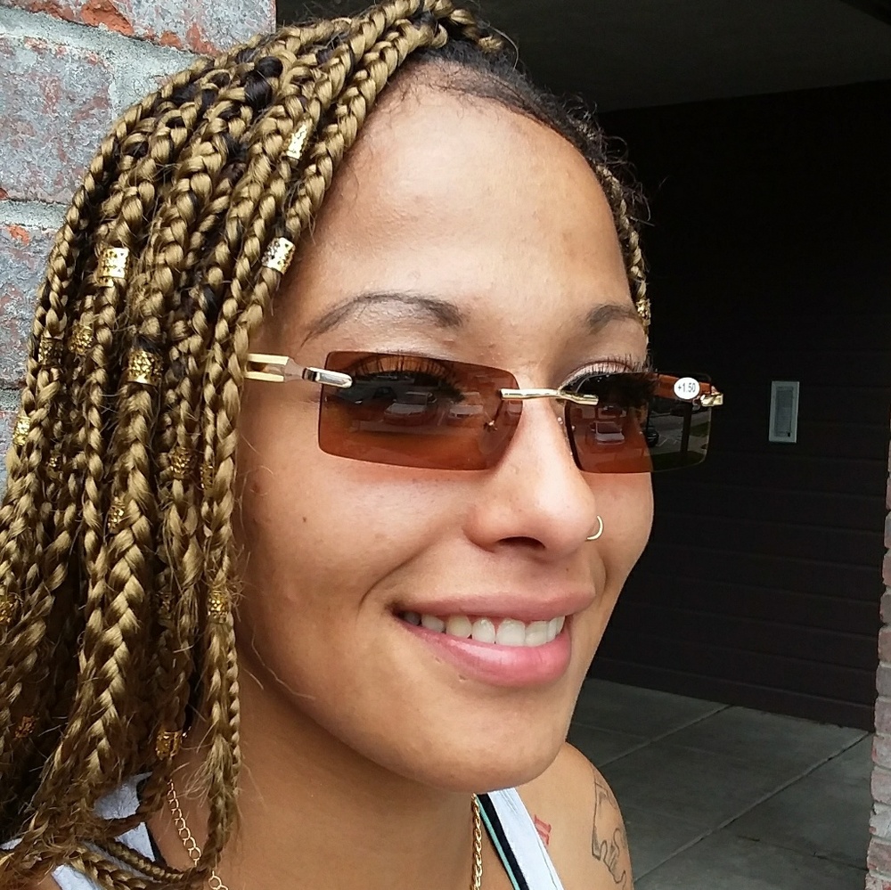 SALE Georgio CAPONI BAMBOO SUNREADERS - Picture 2 of 2